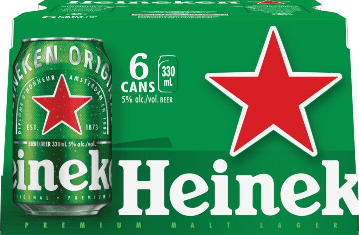 Heineken 6 pack cans – One20 Liquor Store Online