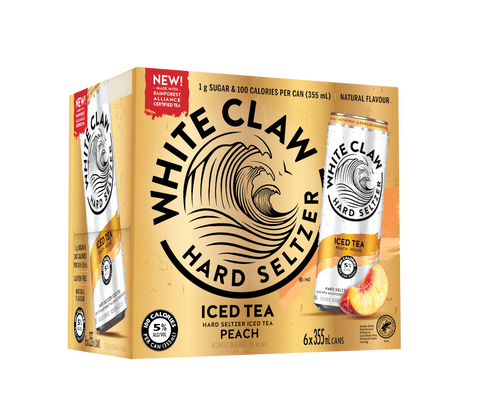 White Claw Peach Iced Tea